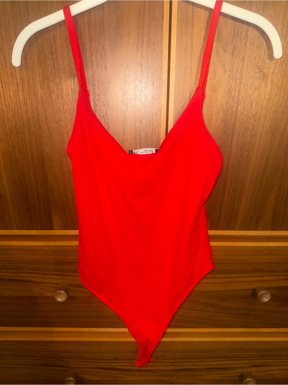 Zara Red Bodysuit Size Small